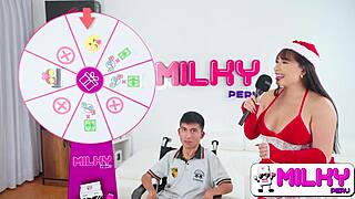 I'm so horny, fucking for the first time at Christmas as Mamanoela fan.