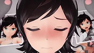 Matsukaze from Kantai Collection Gets Fucked in Anime Style!