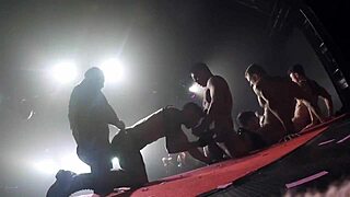 porn stars go wild in club orgy