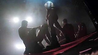 porn stars go wild in club orgy