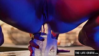 A Hairy Teen 18+ And Her Favorite Dildo