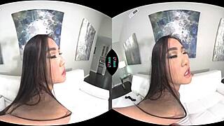 Vrhush Geisha Girl Touches Her Tight Asian Pussy!