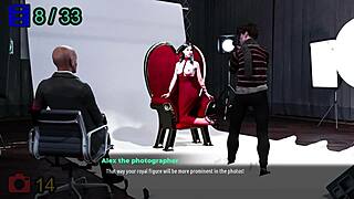 fashion business features monica in a steamy model photoshoot scene.