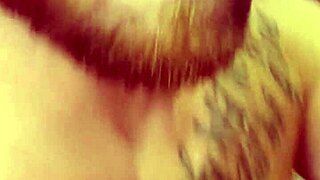 Girlfriend Gives Amazing Blowjob with Perky Nipples on Display