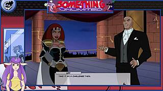 Muscular redhead bodybuilder in anime cartoon game part 143