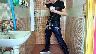 Gay Jeans Shower Fetish Dick Scene