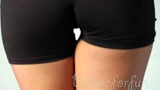 Cute latina cleans hose and gets aroused for cash