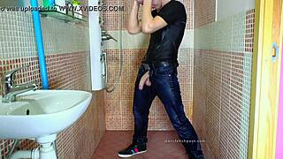 Gay Jeans Shower Fetish Dick Scene