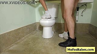 Petite Bianca Bangs slurps Billy Boston’s fat cock. Her pussy gets licked until climax.