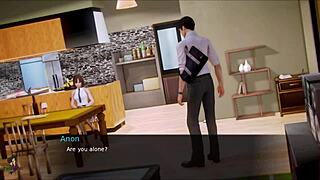 waifu academy uncensored gameplay with naughty schoolboy in episode 2