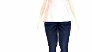 艾玛裸体写真诱惑摆姿动漫卡通风