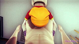 Dragon Ball Hentai: POV Pan Boobjob and Fucked