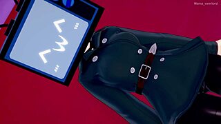 TV woman is horny and wants quick sex in bed