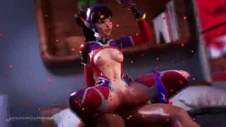 HMV D.Va大战Widowmaker激烈肉搏