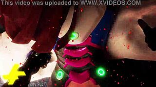 HMV D.Va大战Widowmaker激烈肉搏