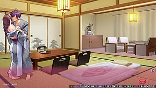 Netorare game with hot housewife and creampie action