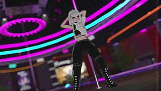 Vrchat pole dancing performance