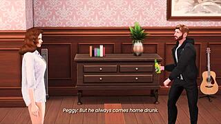 Peggy's affair continues in this 3D hentai preview version.