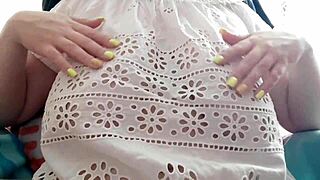 My Cute Stepsister Plays with Huge Tits After School