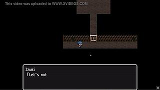 Asian beauty gets cummed on in space zombie hentai game