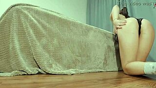 Sexy Brunette's Anal Dildo Masturbation to Huge Orgasm