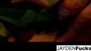 jayden and natasha team up to suck and fuck that cock