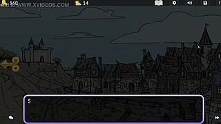 Cartoon porn with anal and oral sex in a brothel