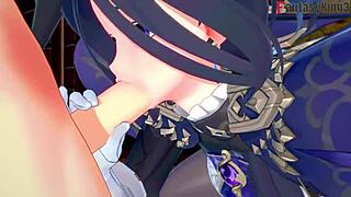 Clorinde口交1 原神全Fantasyking3