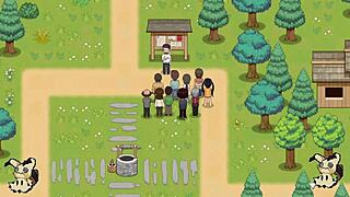 Hentai Game Village Rhapsody Parte 9 Final Me Cojo a la Peliroja y a la Zorra