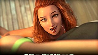 Bold naked teen in 3some pussy play with friends in american 3d cartoon gameplay.