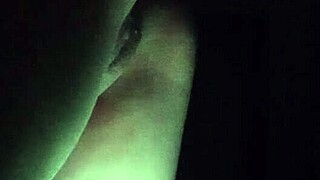Close up shot of a big cock in action