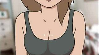 Christmas-themed anime porn with cartoon sex scenes