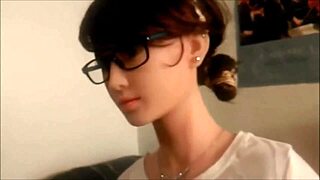 Preparing sexy Asian fuck doll for hardcore banging.