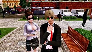 Exploring harem hotel in game episode 305