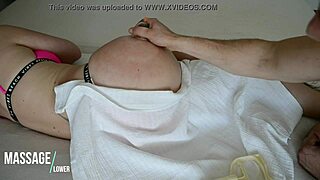 Vacuum Massage Turns Hot for European Babe's Booty