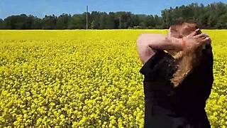 beautiful pov outdoor blowjob from chubby cutie with big tits and juicy nipples