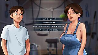 Check out summertime saga episode 138, it's got some fun anime moments.