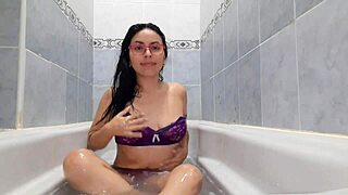 Wet panties on a hot Latina ass