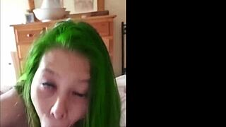 damn, latina gives an epic suck on web chat!