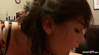 Mother-in-law seduces husband with a big dick boy