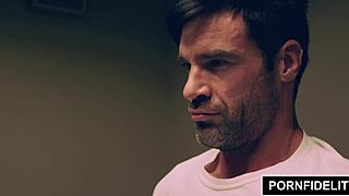 Bridgette B interrogates hard cock in stockings