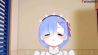 i suck and fuck rem's big boobs