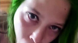 damn, latina gives an epic suck on web chat!