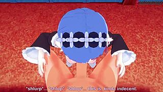 i suck and fuck rem's big boobs