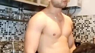 Plumber unclogged my pipe with his big cock