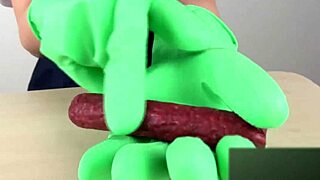 Intense Asian Handjob With Latex Gloves In Japanese Fetish Scene