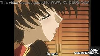 The horny MILF begs for a creampie in this anime hentai.