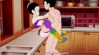 Whoa! Chichi Stuck in Kitchen in Dragon Ball Z Fantasy!