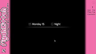 Sex with the girl next door in HuniePop walkthrough