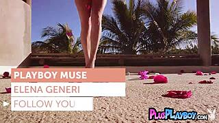 All natural teen model elena generi undresses slowly, talks about life 😊